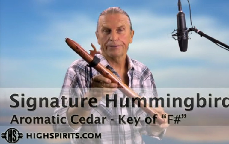 印第安笛视频: Hummingbird Flute - Signature Series, Key of F